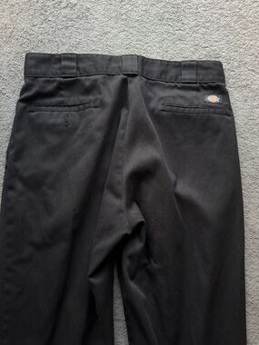 Dickies Black Straight-Leg Work Trousers